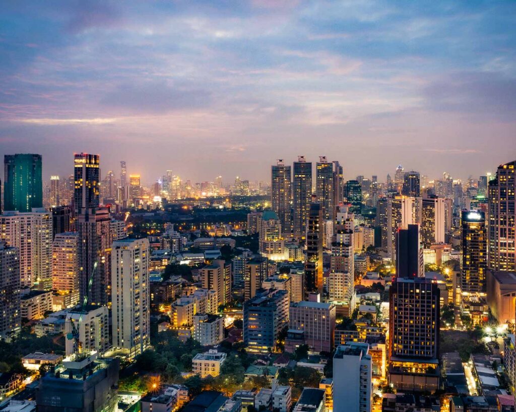 Bangkok landscape view Bangkok landscape view