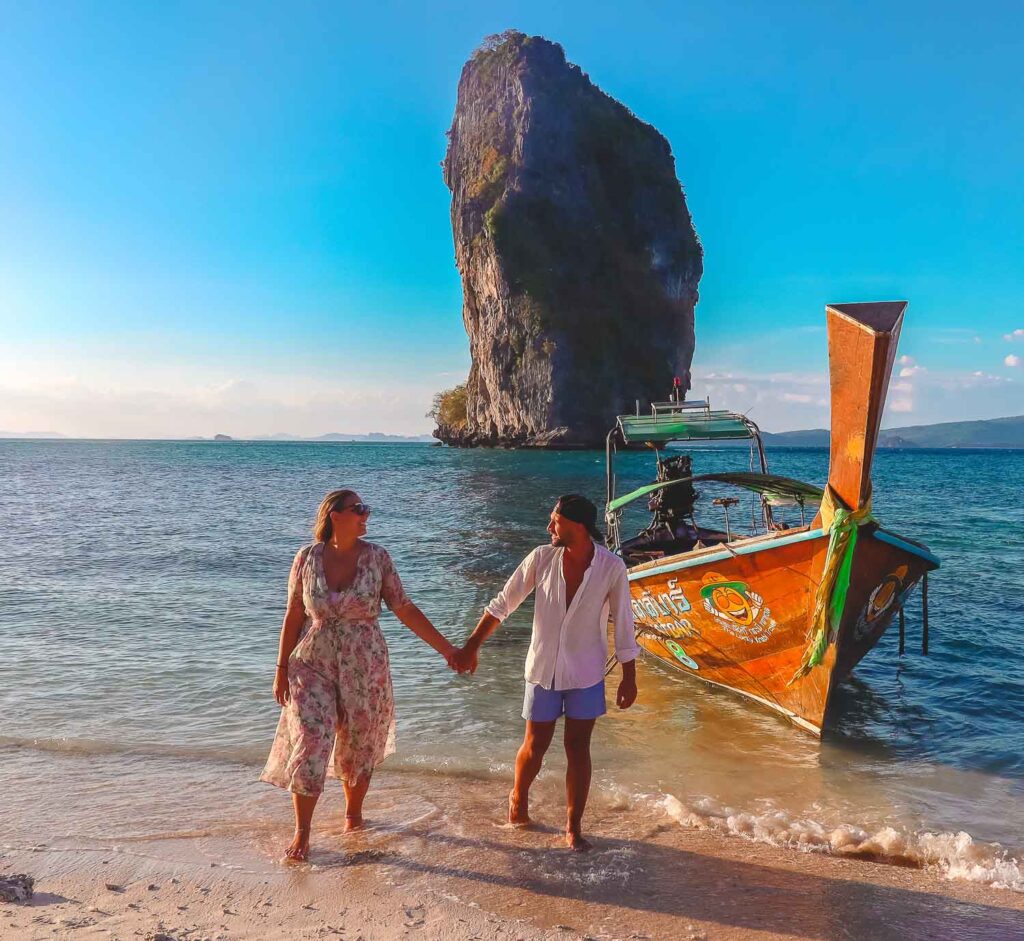 Poda Island Toti and Bimba walking on the beach Poda-Island-Toti-and-Bimba-walking-on-the-beach