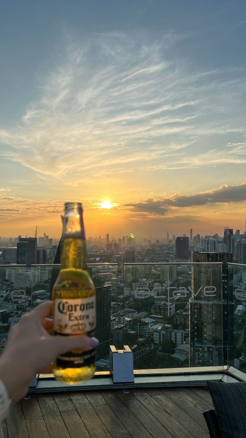 A beer with a view at Octave rooftop A beer with a view at Octave rooftop