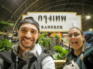 Bangkok Departing for a trip for the overnight train to northern thailand Bangkok - Departing for a trip for the overnight train to northern thailand