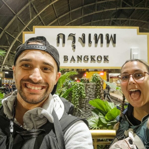Bangkok - Departing for a trip for the overnight train to northern thailand