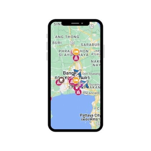 Bangkok google map store Bangkok Travel Map