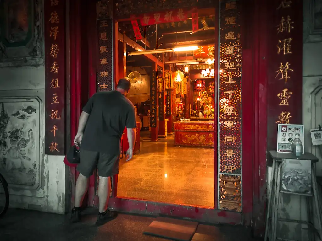 Chinese Temple Bangkok Rong Kueak Shrine