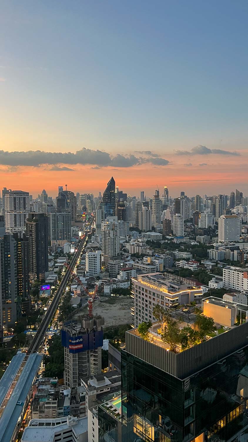 Incredible view of Bangkok from Octave rooftop Incredible view of Bangkok from Octave rooftop
