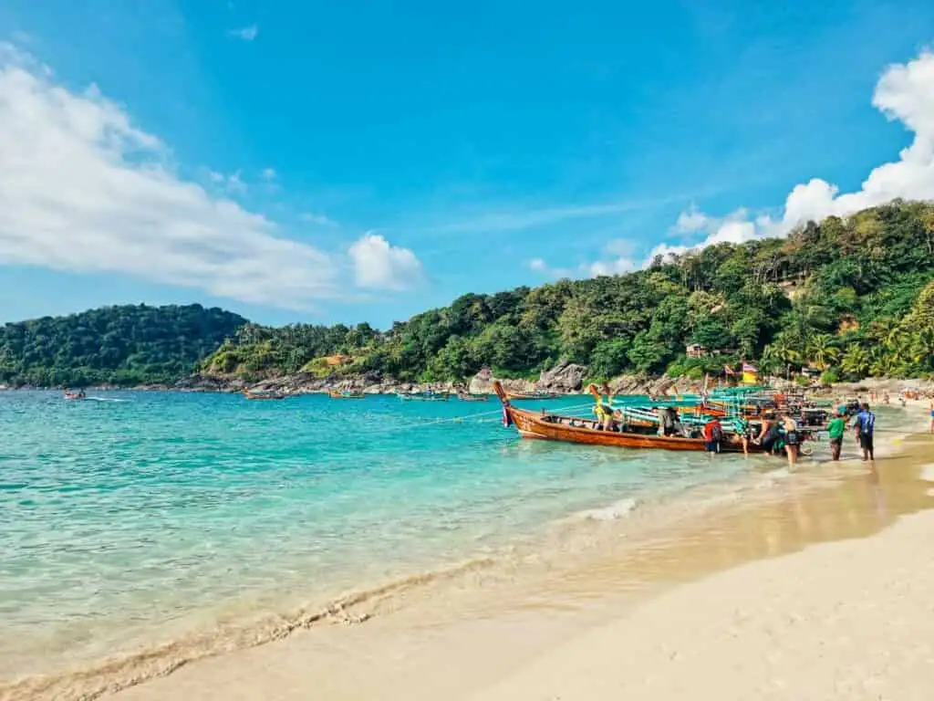Freedom beach is one of the most beautiful but also difficult to reach beaches in Phuket
