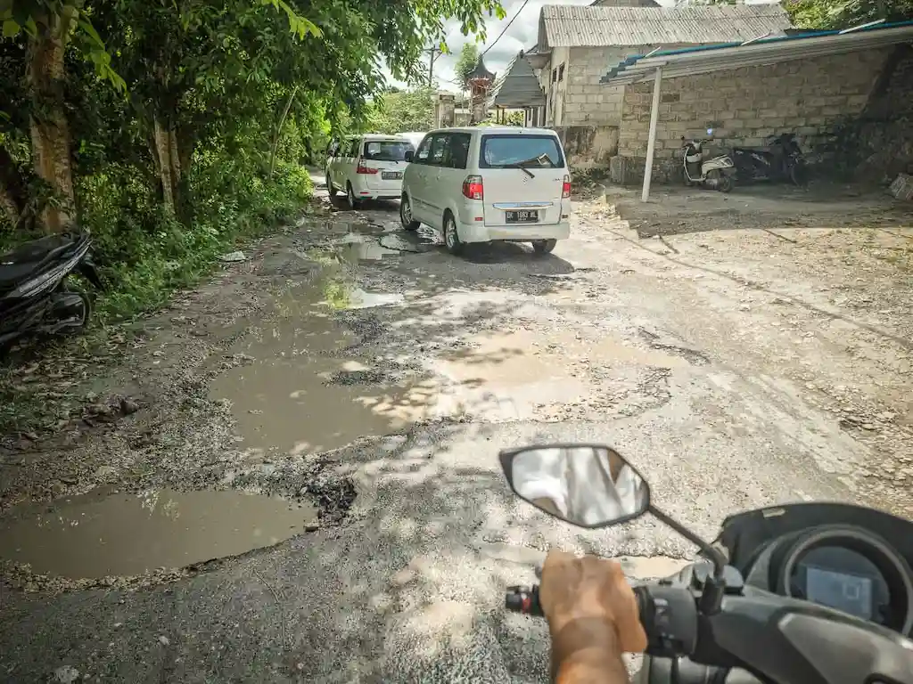Road of Nusa Penida Bali Driving in Nusa Penida Road of Nusa Penida Bali - Driving in Nusa Penida