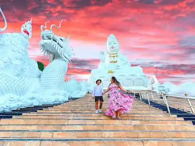 chiang rai best photos Best view of Lady Buddha in Chiang Rai