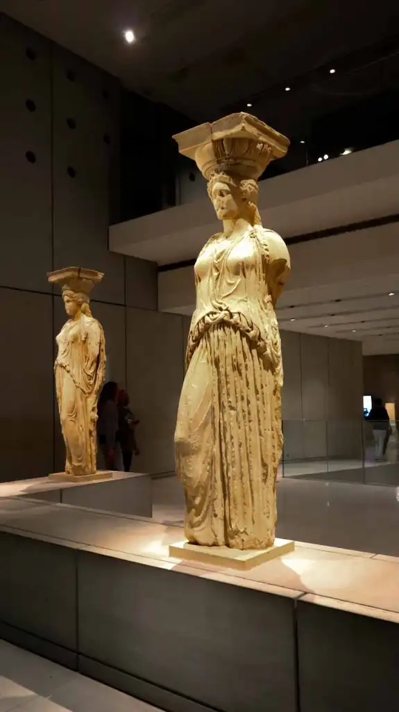 Athens Acropolis Museum Cariatidis Gallery Athens New Acropolis Museum