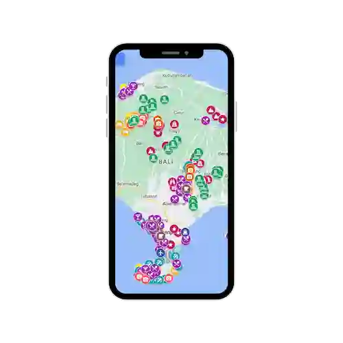 Bali Travel Map