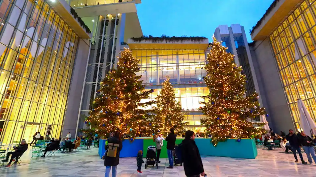 Athens SFNCC Centre at Christmas