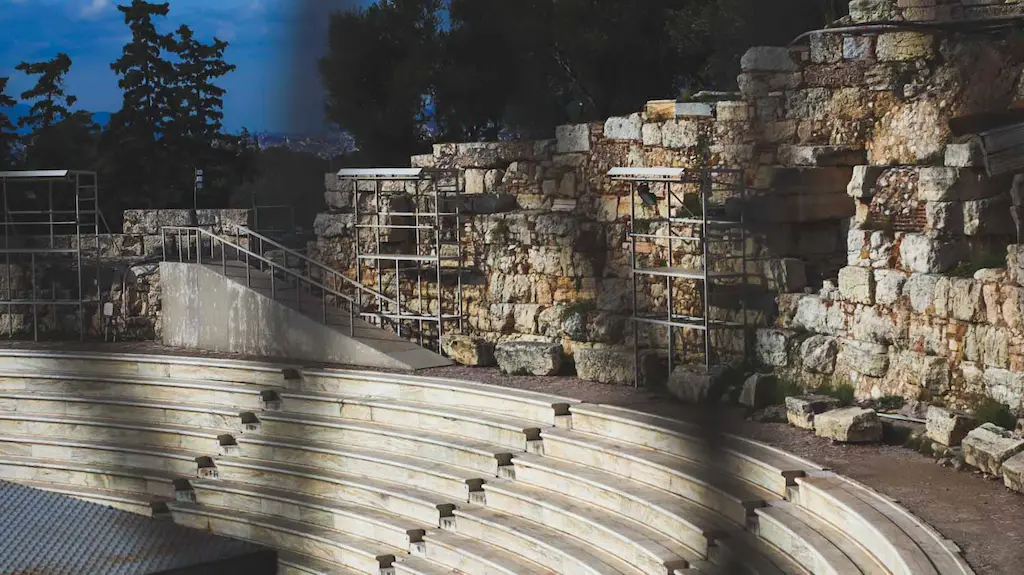 Acropolis Theatre of Athens Odeon Athens Odeon of Athens in the Acropolis - It is one of the most underrated archaeological sites of Athens