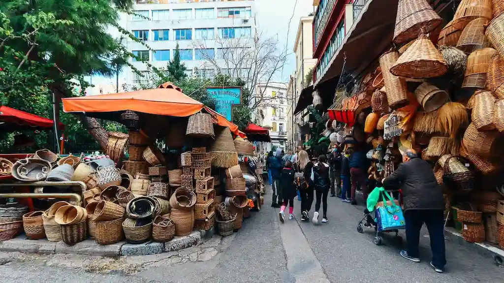 Athens best markets - Flea Markets of Athens in winter without crowds