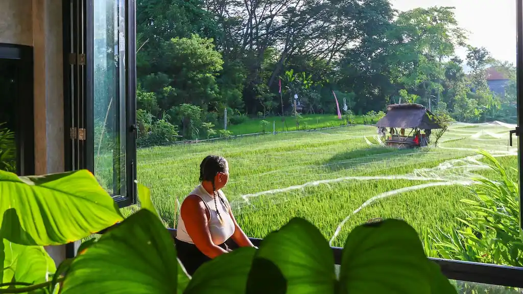 Co-working cafe in Canggu