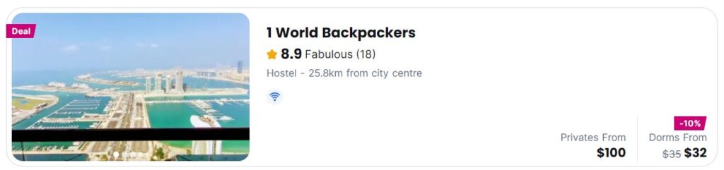 One world Backpacker Hostel Dubai Travel to Dubai on a budget One world Backpacker hostel in Dubai - Budget friendly accommodation in Dubai
