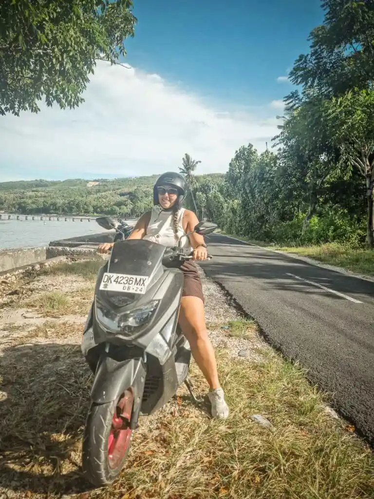 Renting a scooter in Bali