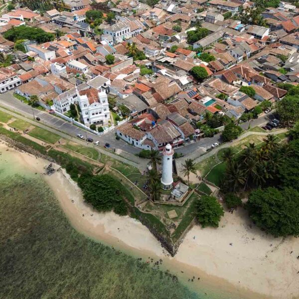 The view from above of Galle Fort | Where to go in Sri Lanka