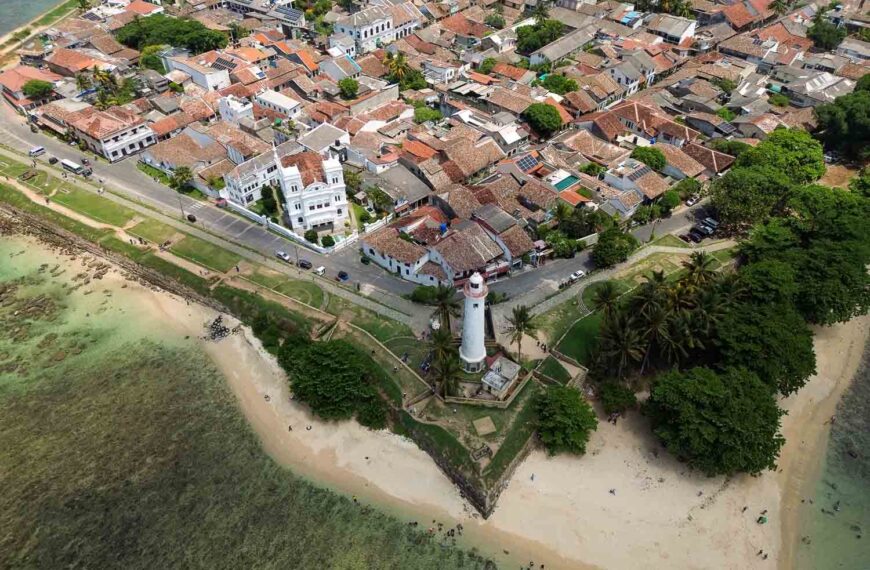 The view from above of Galle Fort | Where to go in Sri Lanka