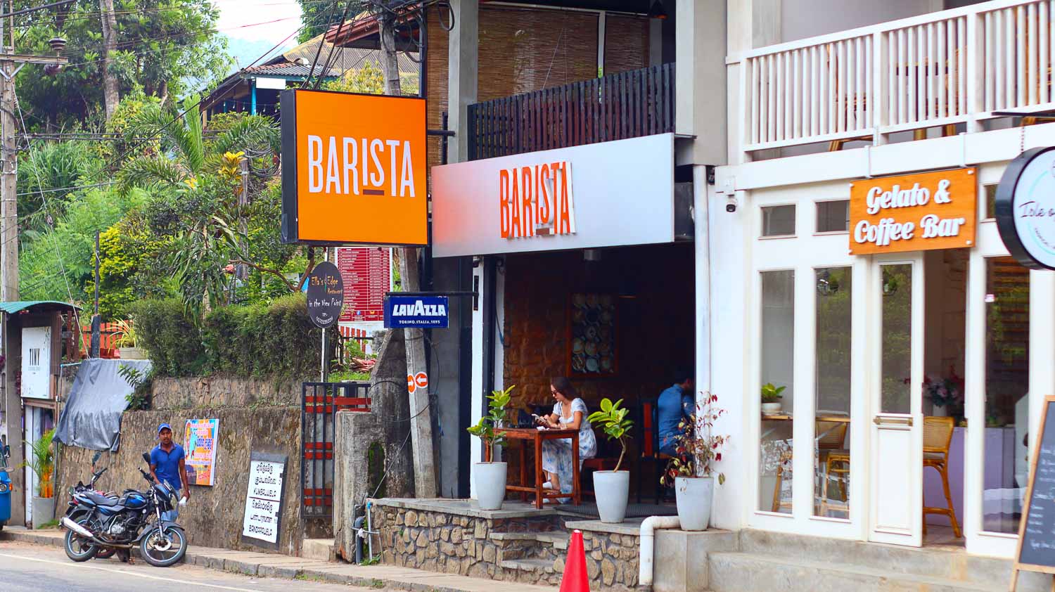 Working from Ella Barista one of the fast growing companies in Sri Lanka with perfect internet and great lattes