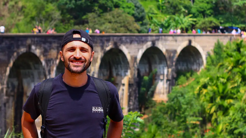 This is the Nine Arches Bridge - a Colonial Era Connection for Ella and a photography spot of the most touristy in sri Lanka