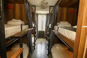 Bunk beds at Saigon Chill hostel - budget accommodations ho chi minh city