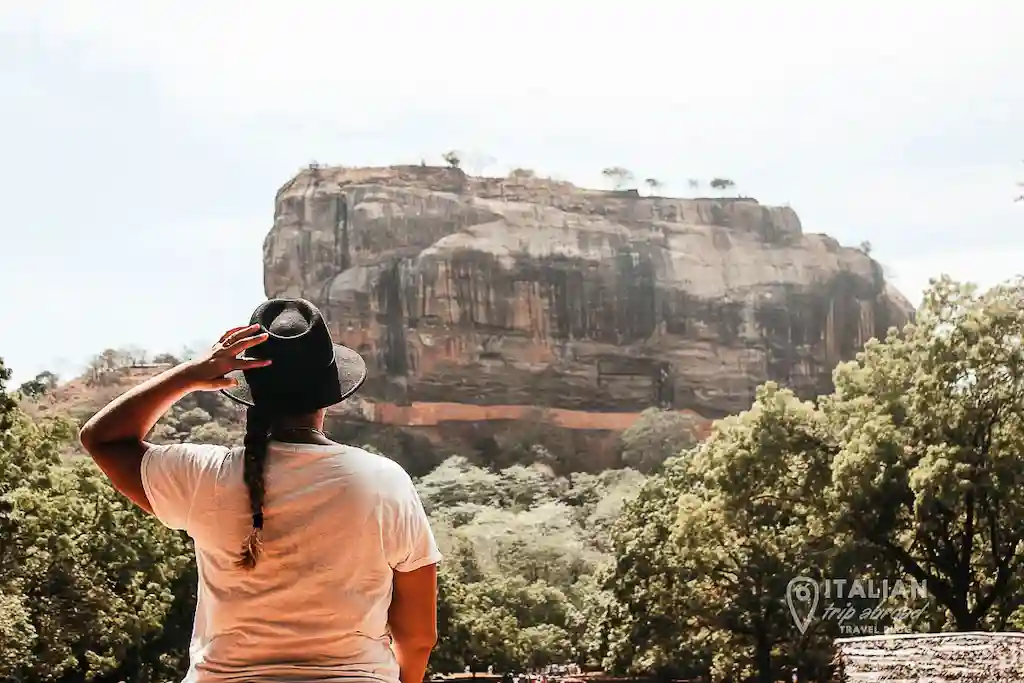 Entrance Sigiriya rock Sri Lanka Why visit Sri Lanka - Ale enjoying the view of Sigiriya rock
