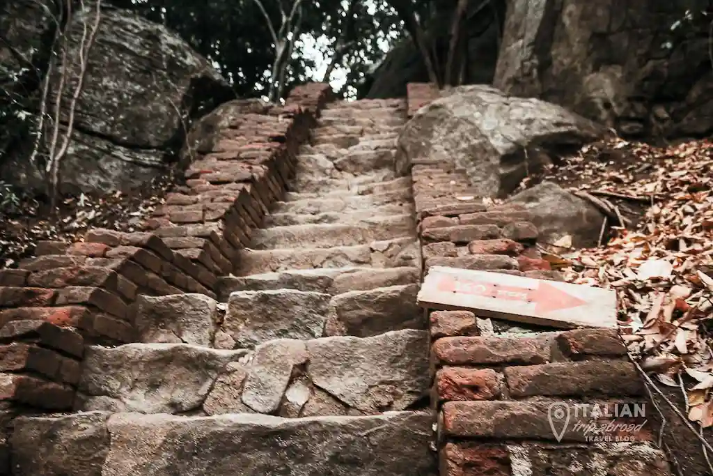Pidurangla rock hike - 200 stairs up