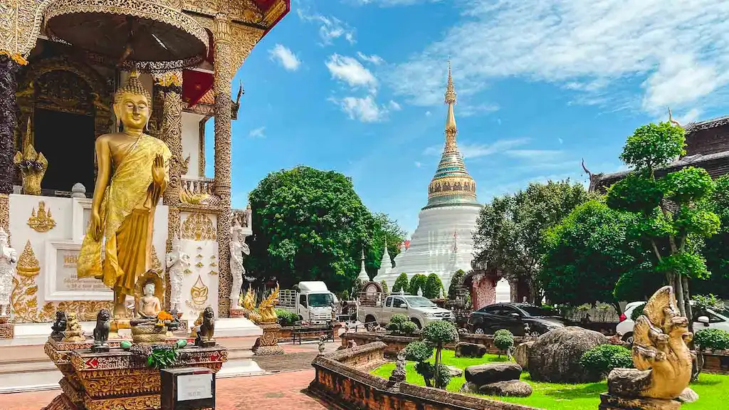 Temple in Chiang Mai - Wat Buppharam