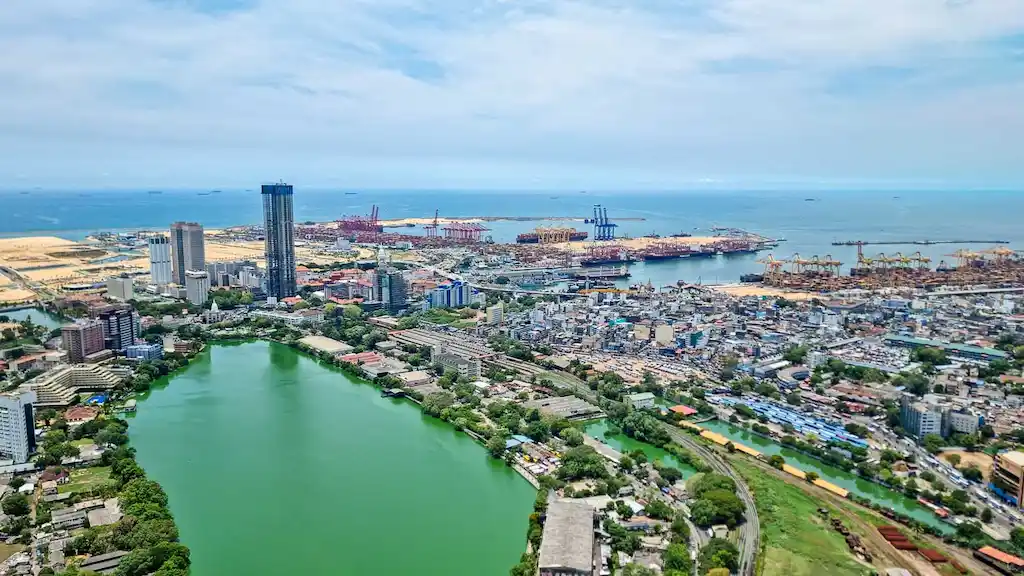 The view from Colombo Lotus Tower The view from Colombo Lotus Tower | Where to go in Sri Lanka