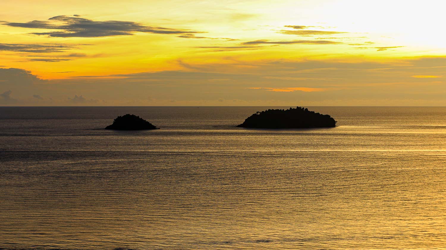 Beautiful sunset in Koh Chang Thailand Gorgeous sunset spot in Koh Chang Thailand