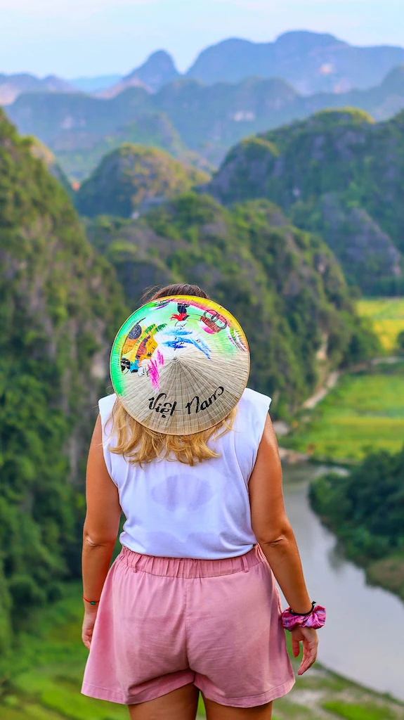 Mua caves hike - Bimba checking out the view | Is Ninh Binh worth visiting