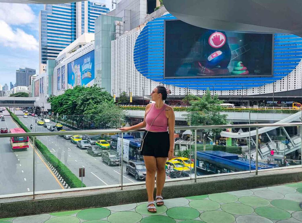 Ale overlooking MBK shopping mall