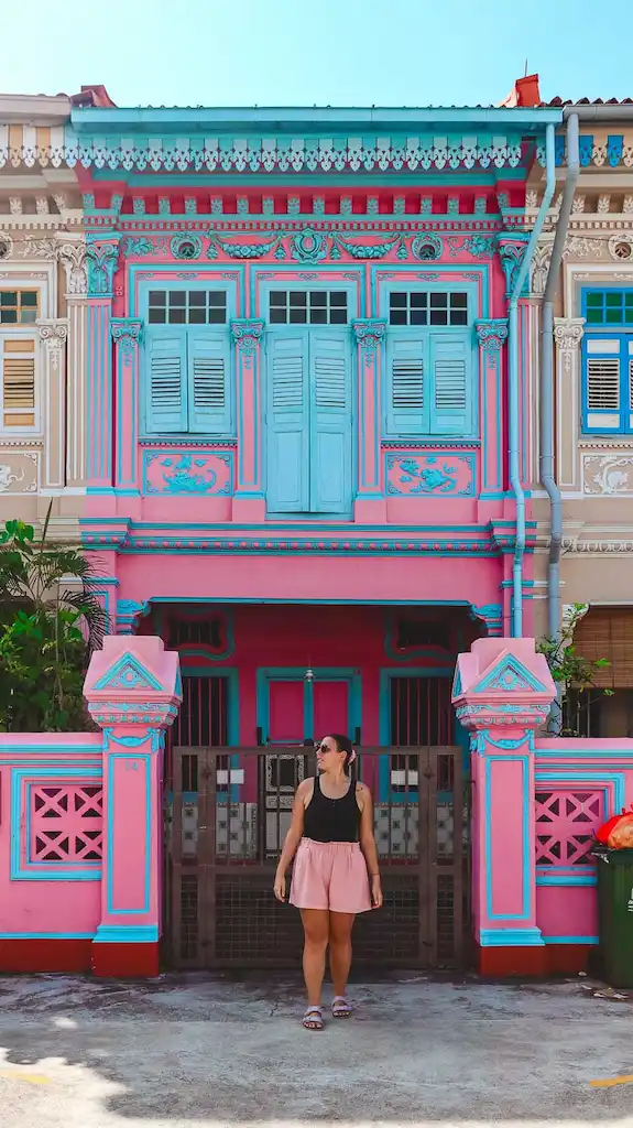 Colorful Peranakan houses | Singapore instagram spots