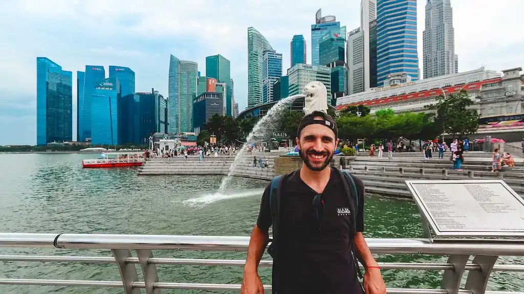 Taking a photo with the Merlion Statue is one of the most instagrammable places in Singapore