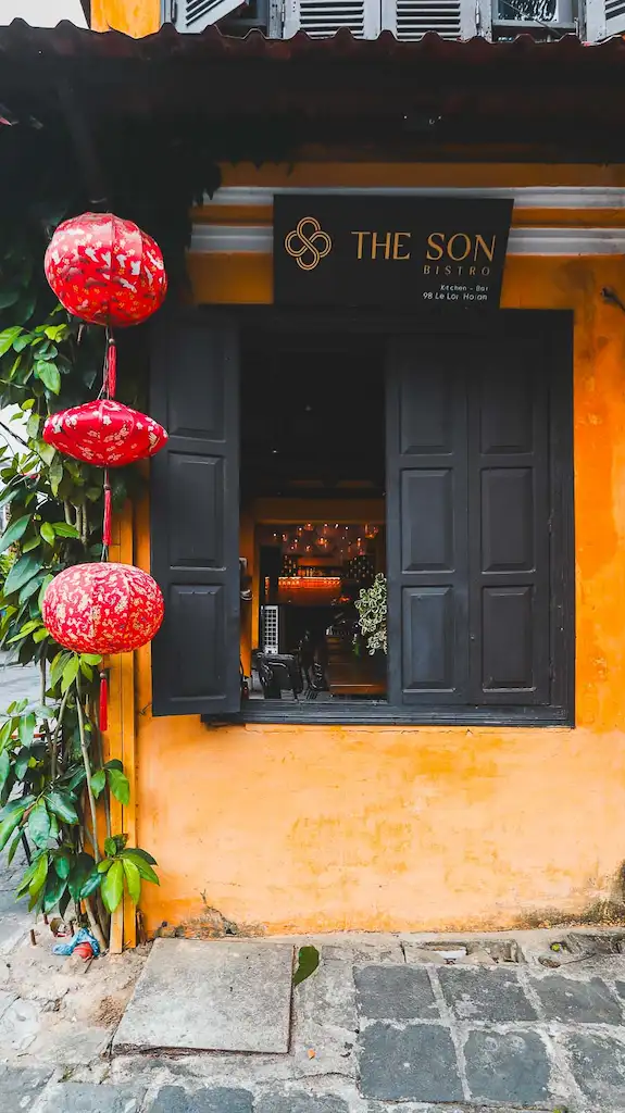 The Son bistro in Hoi An for a traditional vietnamese cuisine