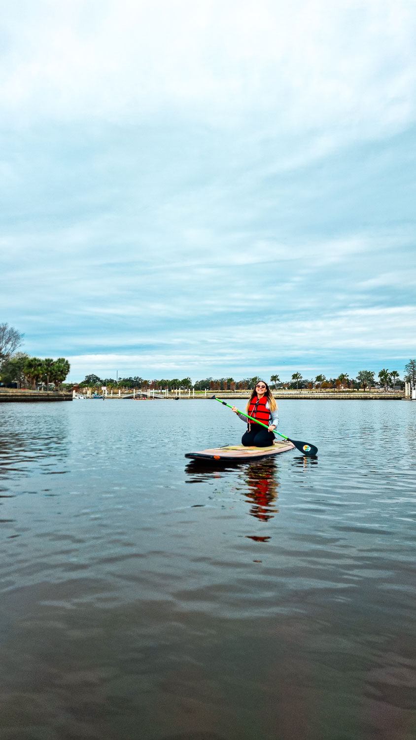 Paddleboarding on the Hillsborough River in Tampa Bay