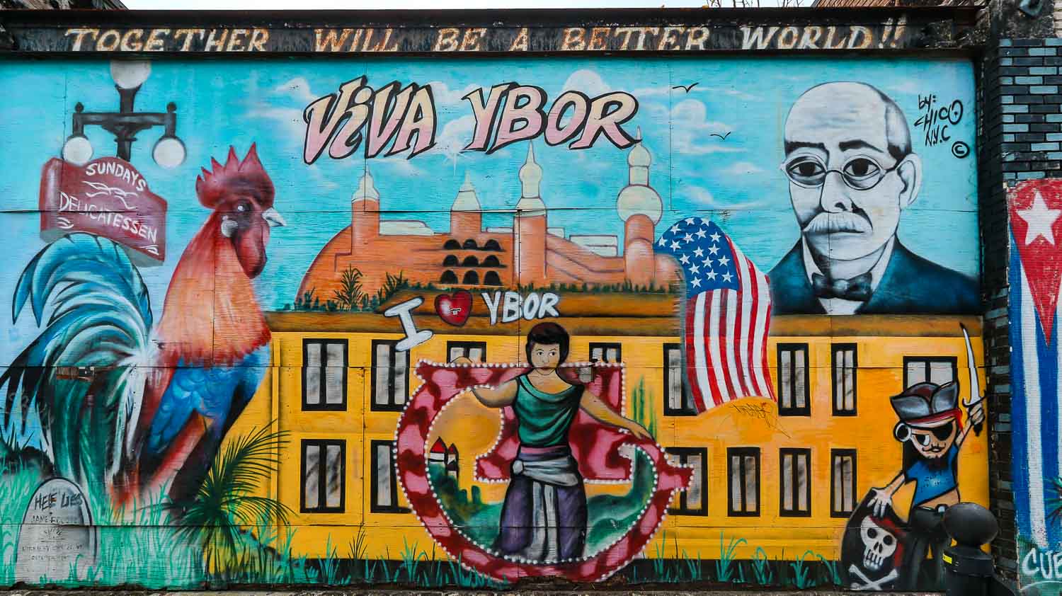 Ybor city amazing street art | Things to do in Tampa Bay