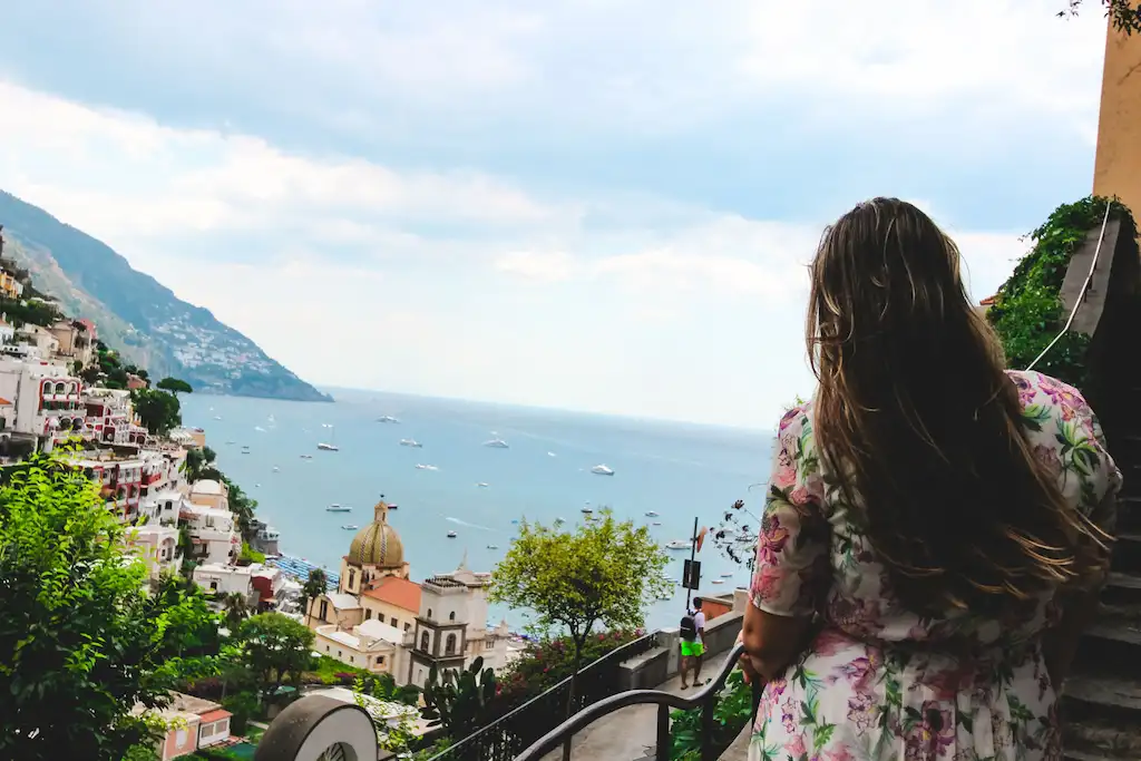 One of the best corner to admire Positano from above