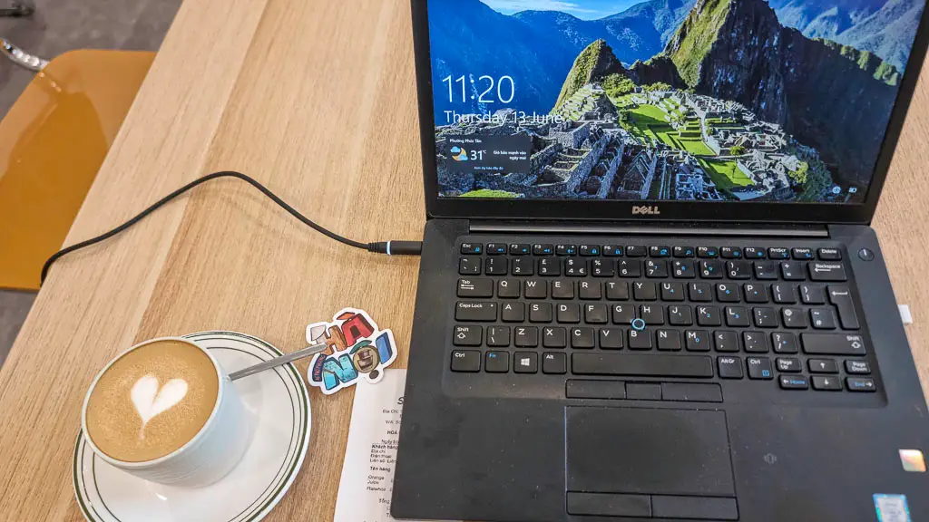 Laptop friendly cafe in Hanoi 