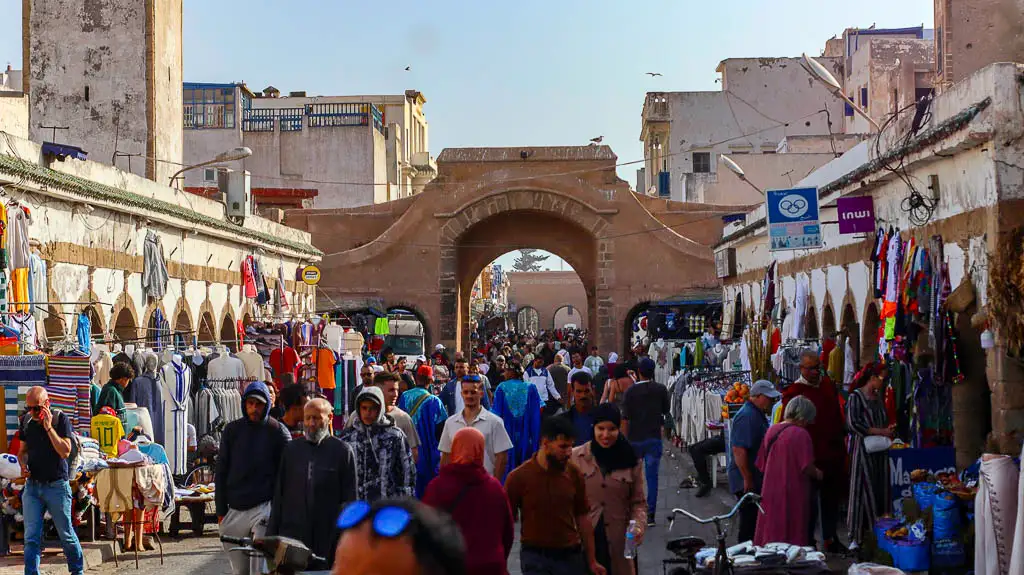 Shopping around the souk in Essaouira