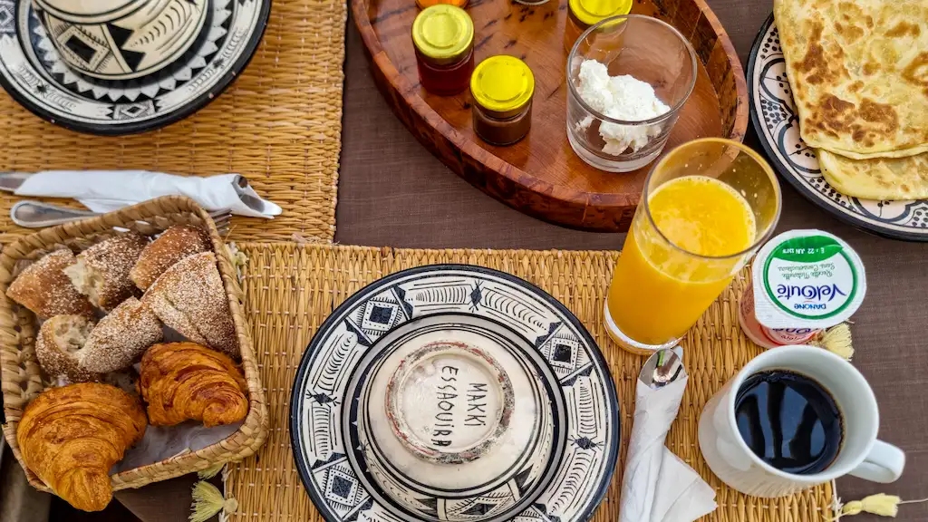 Breakfast at Riad Baladin 
