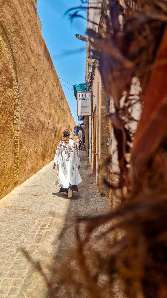 Ale shopping around Essaouira markets