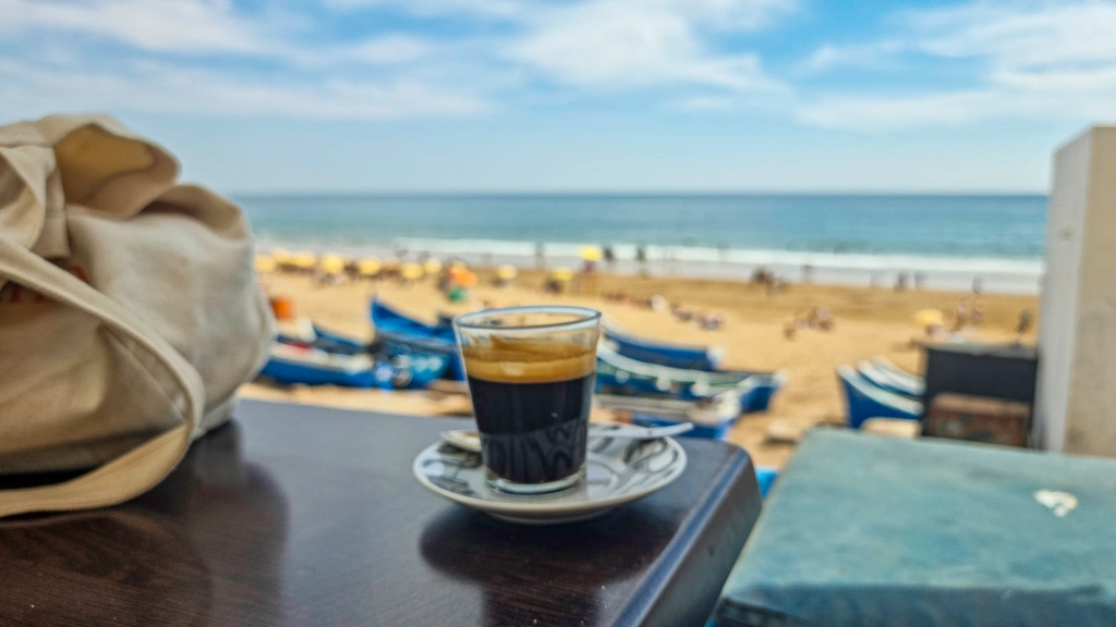 coffee with view taghazout Grabbing a coffee with a view in Taghazout