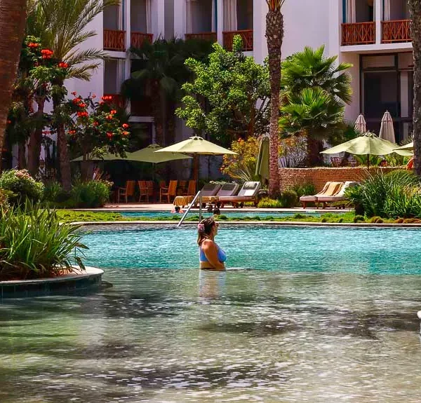 The View Hotel Review - Ale enjoying the pool