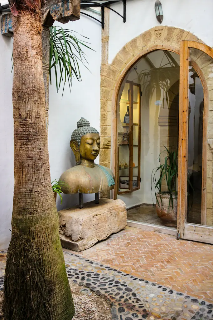 Beautiful details of Essaouira Riad Baladin