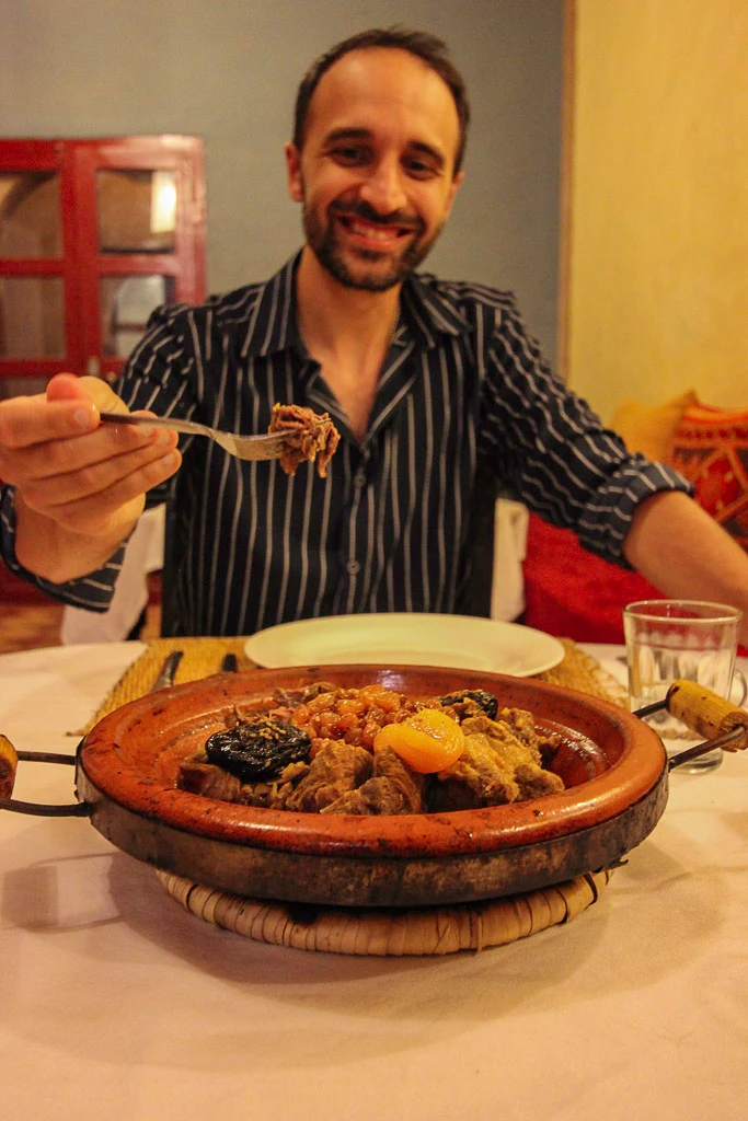 Merzouga Tajine Chicken traditional dish Enjoying a proper Berber meal in Merzouga - Is Merzouga really worht visiting?