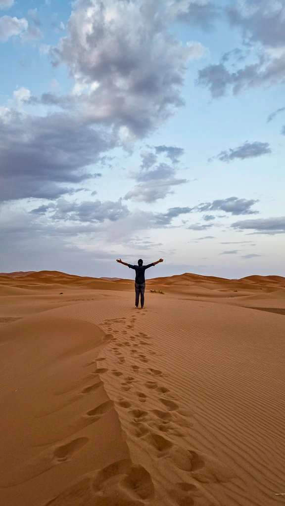 Morocco Desert Photos Merzouga desert walking around the dunes
