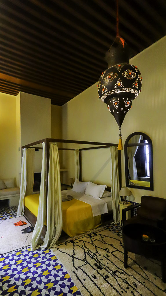The suite private double room at Riad Tizwa Fez Medina