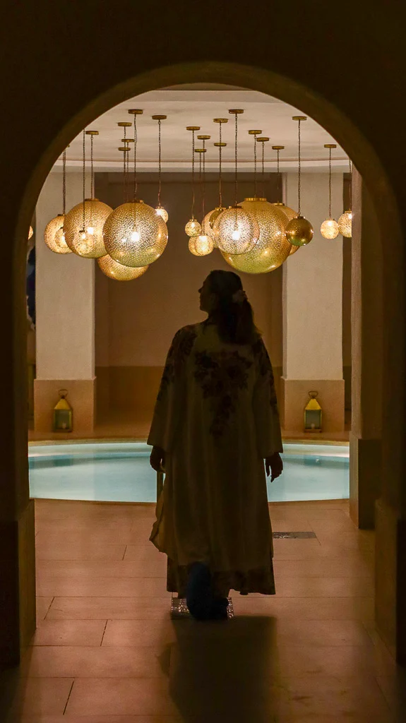Enjoying the Spa at the view hotel