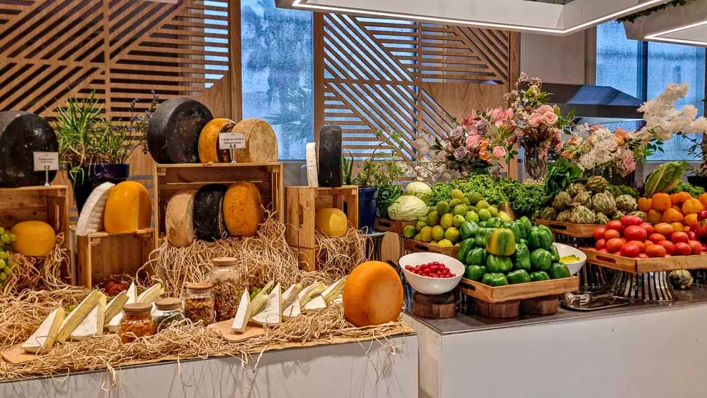 Breakfast buffet at the view hotel Agadir