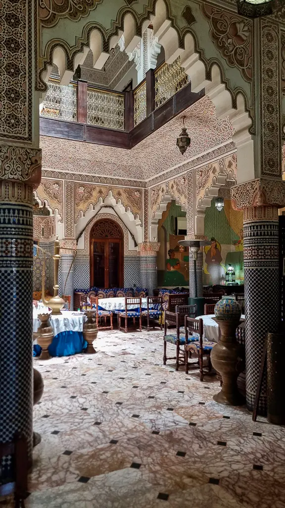 Mnebhi Palace in Fes one of the most gorgeous spot in Fes 
